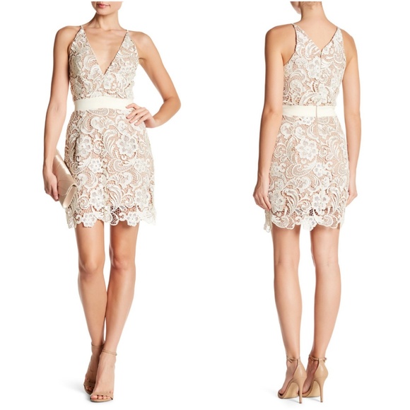 Population Ava Lace Mini Dress | Poshmark